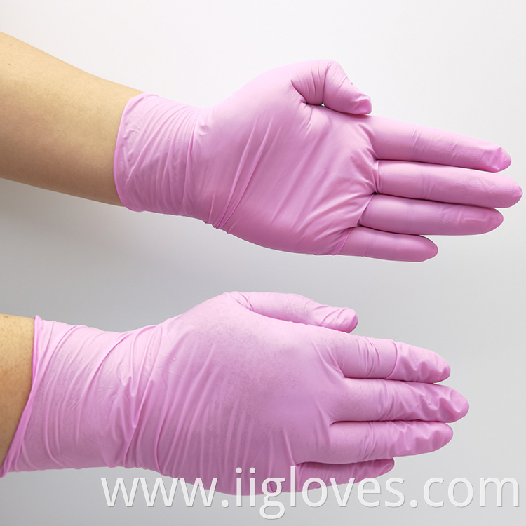 Medical Supplies Disposable Powder Free Synthetic Nitrile Gloves medical Examination Gloves